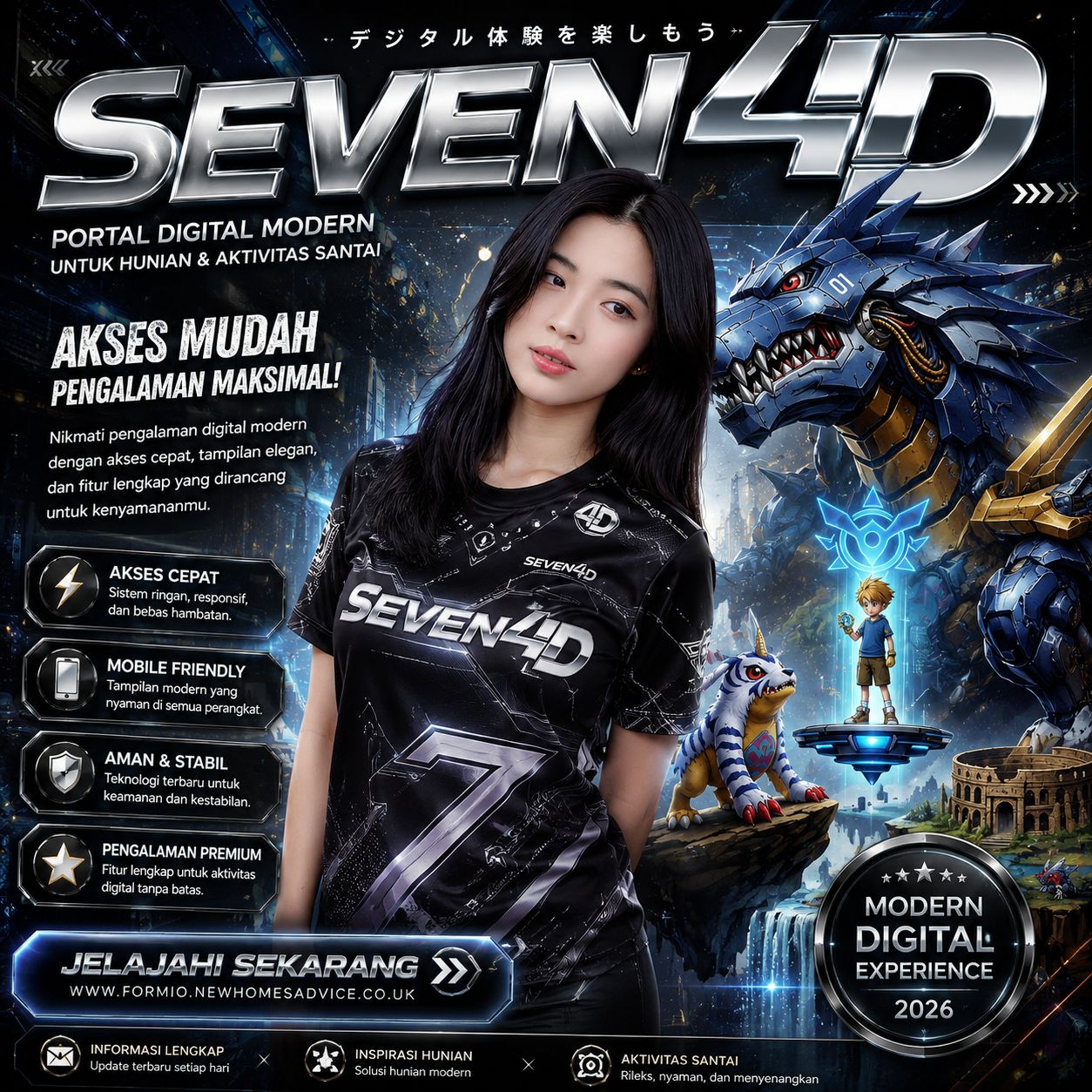 SEVEN4D Portal Digital Modern